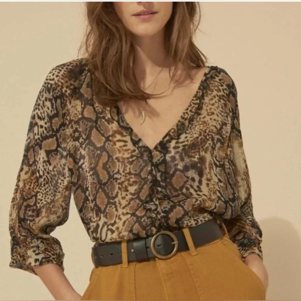 EUC BA&SH Rick women blouse size XS